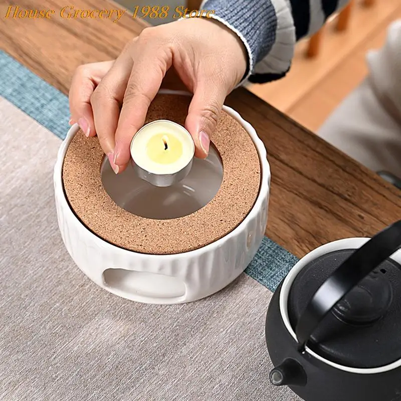 Ceramic Teapot Warmer Holder Base Tea Warmer Insulation Base Tea Coffee