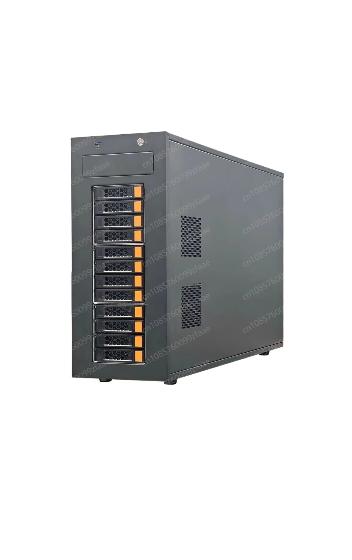 12-Bay Tower Storage Server Chassis, Supports EATX Motherboard & Hot ...