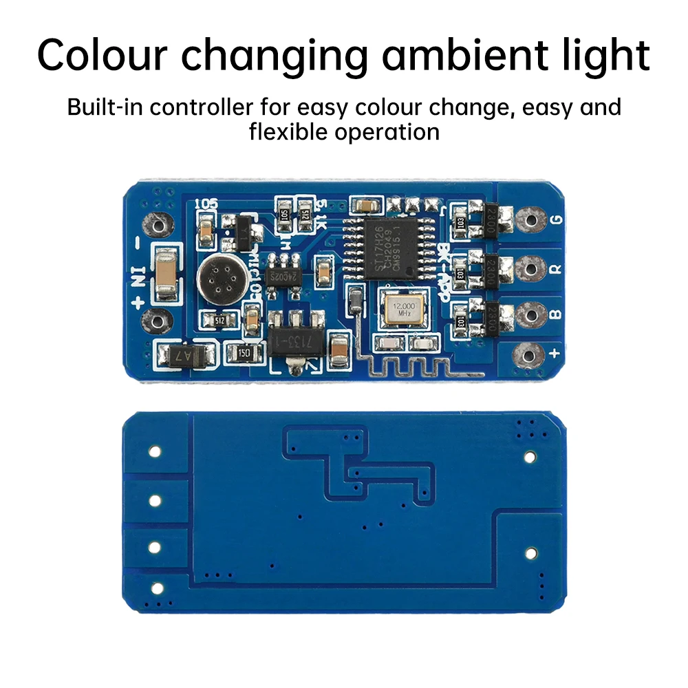 DC5-12V RGB Flashing Light Module LED Strip Light Controller Color Changing Ambient Lights Phantom Module