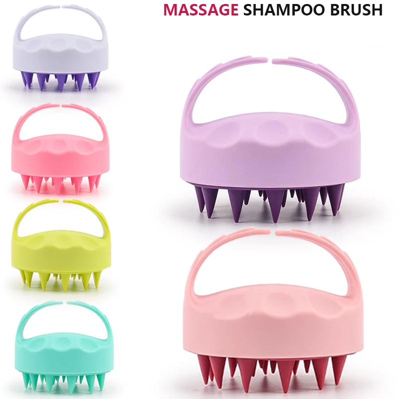 Силиконовый массажер для волос и кожи головы