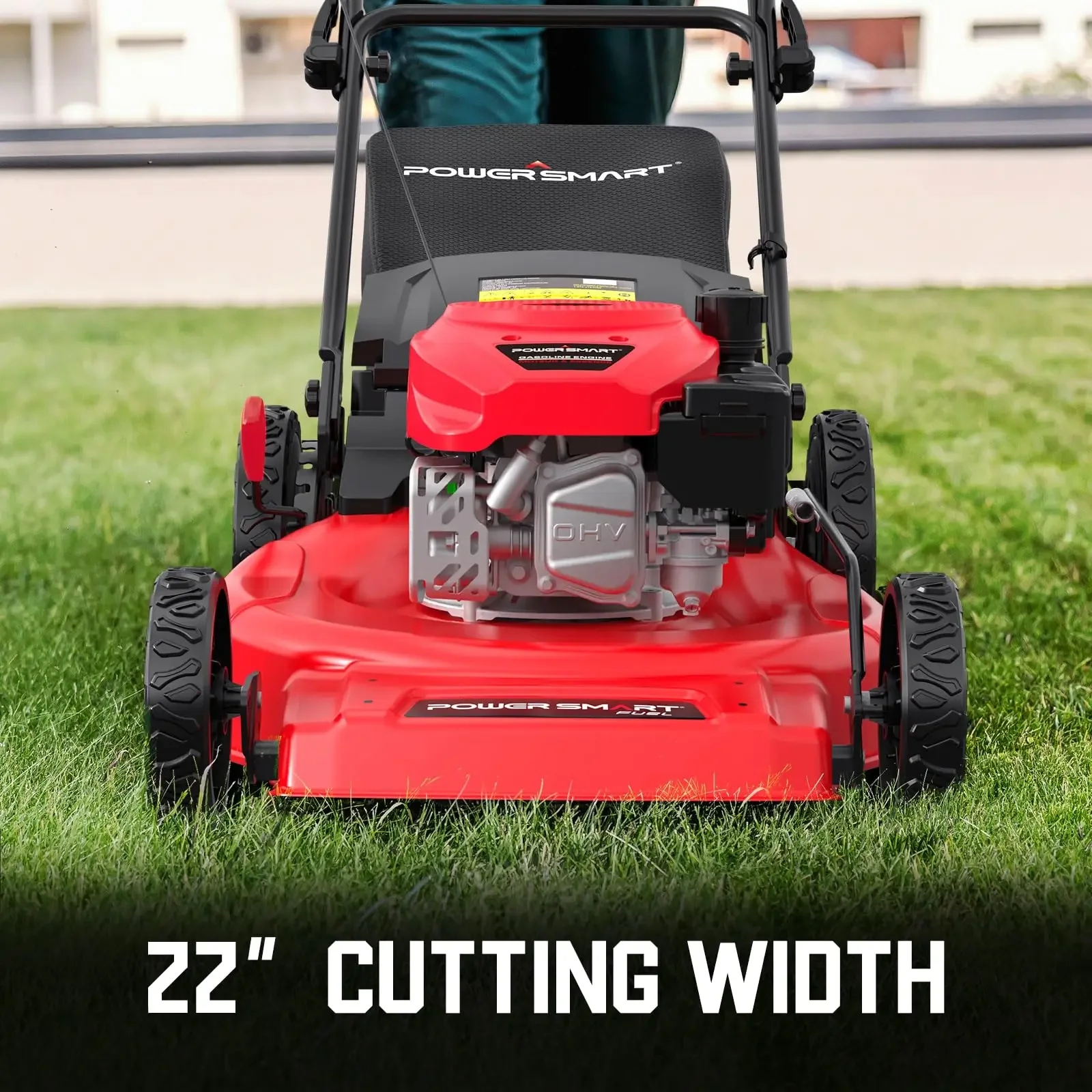 Self-Propelled Gas Lawn Mower 22" with 170cc OHV Engine 5