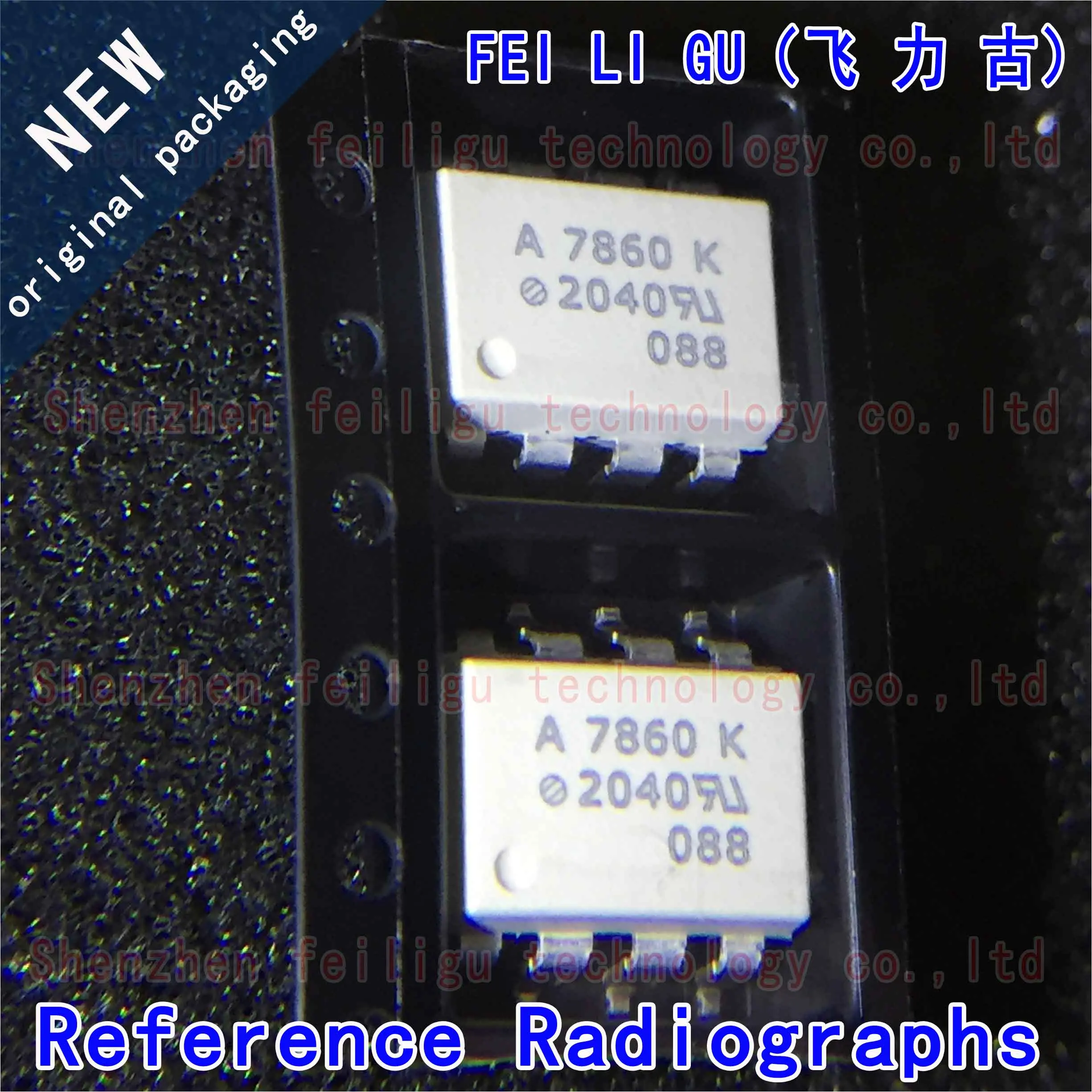 1~30PCS New original HCPL-7860-500E HCPL-A7860 silkscreen:A7860L A7860K A7860 package:SOP-8-2.54mm digital isolator optocoupler