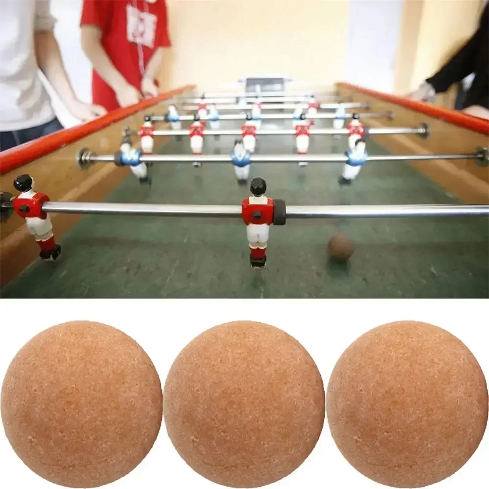 Description Picture 3 of item4PCS Football Baby Foot Fussball Desktop Soccer Babyfoot 36mm Solid Wood plastic frosted Foosball Table Soccer Ball Dropshipping