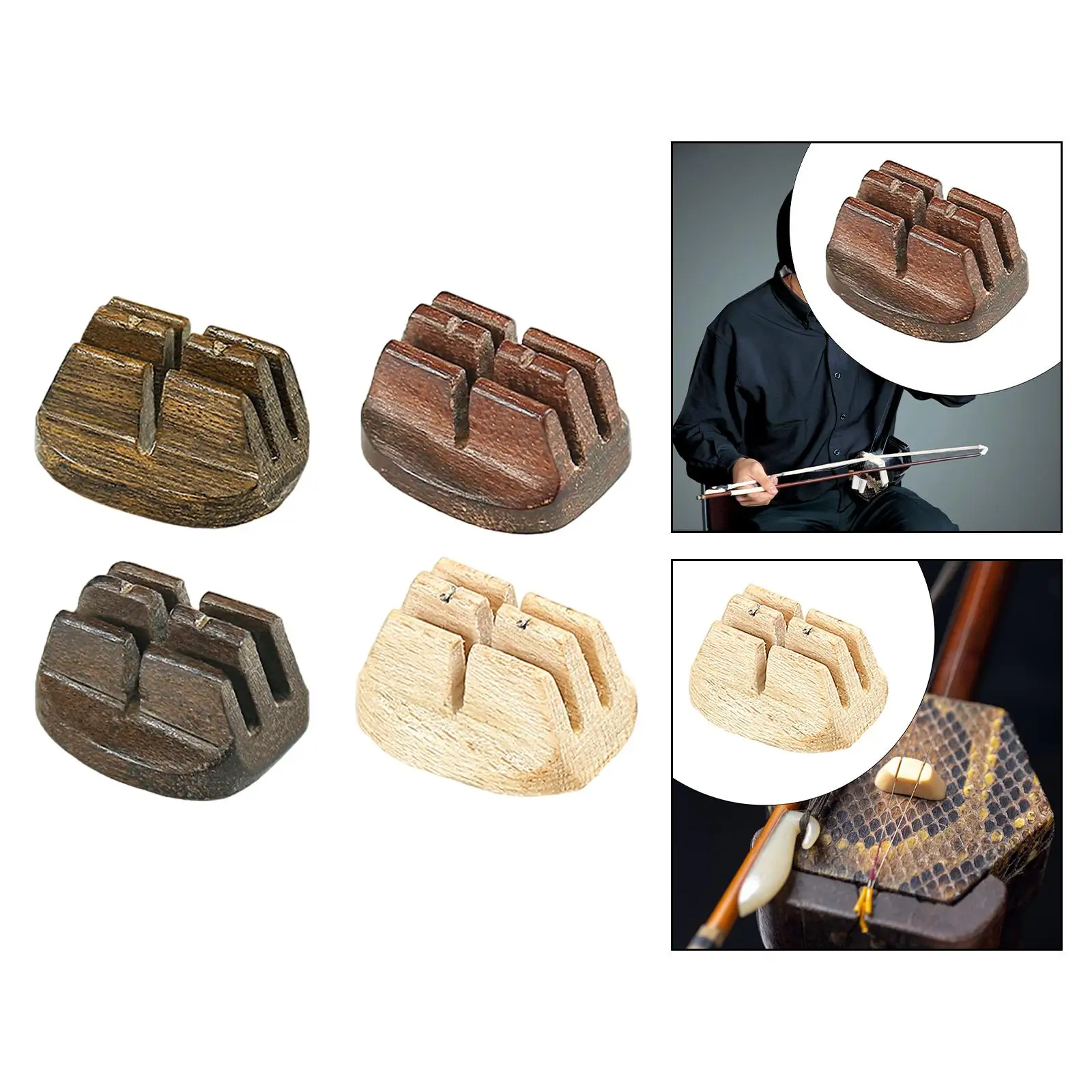 Erhu Bridge, Erhu String Code, Wood Instrument Bridge for Violin, Chinese Erhu, Music Accessories