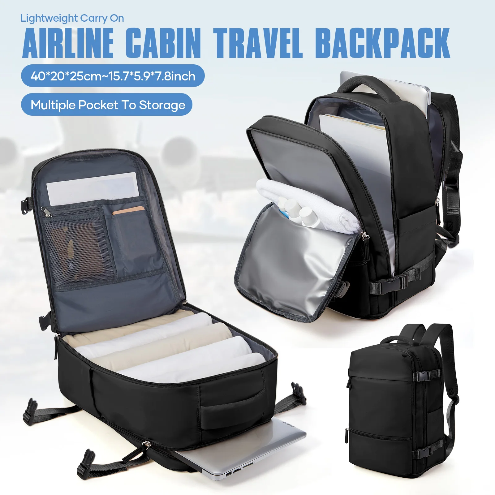 Carry On Ryanair Laptop Bag Ryanair 40x20x25 Travel Backpack