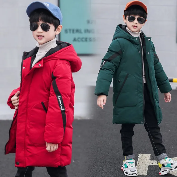 5-14 years old boy's coat, new winter children's down padded jacket boys casual outerwear cotton-padded jacket 120-170cm
