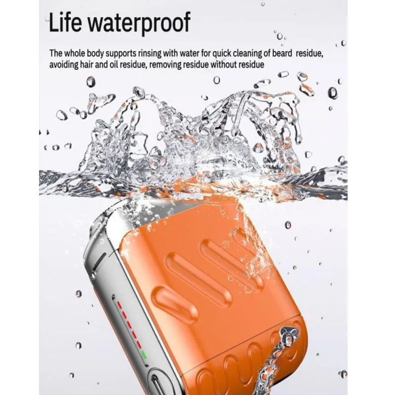 Xiaomi Men Electric Shaver Waterproof Type-c Rechargeable Mini Travel Rotary Razor Portable Beard Trimmer Remover Tool hair clipper,electric shaver,hair trimmer,electric razor,rotary shaver