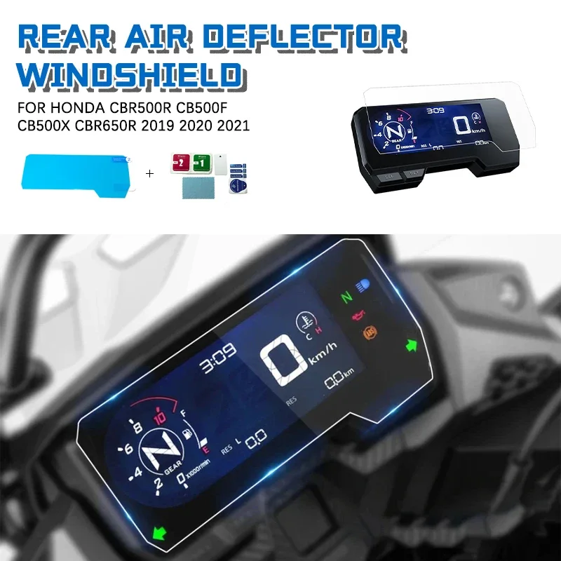 Dashboard Screen Protector Cluster Scratch Screen Protection Film for HONDA CBR500R CB500F CB500X CBR650R CB650R for Motorcycle Screen Protector