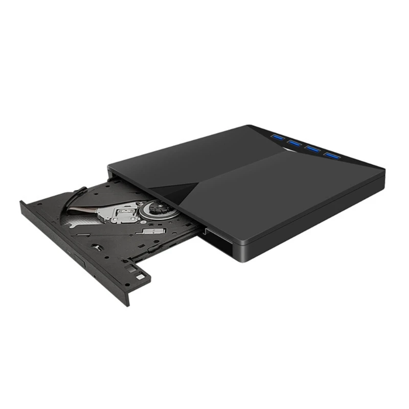 

Внешний DVD-привод H7JA 4x USB 3,0 TF-ридер для ноутбука ультратонкий записывающий рекордер