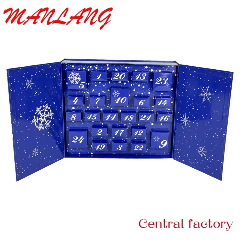 Calendario Personalizzato Scatola Vuota Del Calendario Dell'Avvento Di Natale Per Cioccolato All'Ingrosso 2023 Calendario Della Scatola Del Calendario