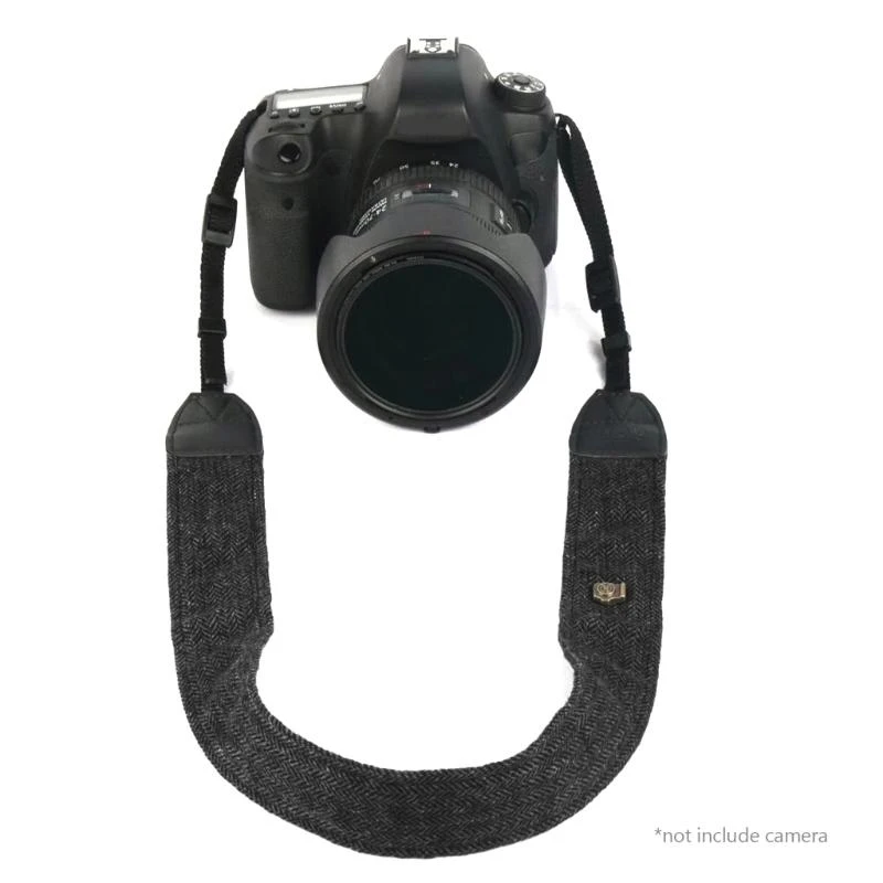 DSLR 카메라 망원경 보호대용 빈티지 카메라 스트랩 면 가죽 내구성