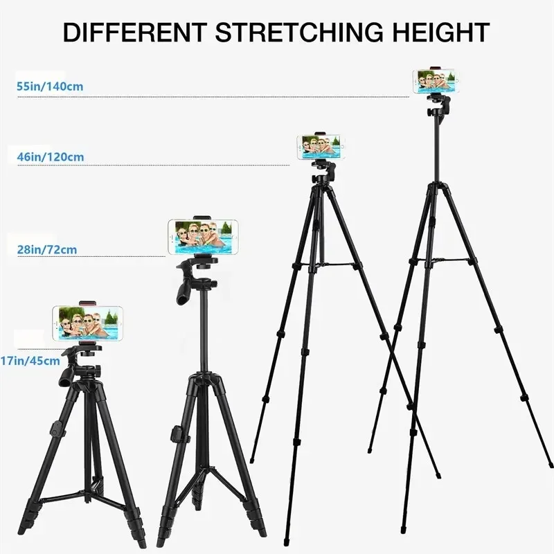 Extendable phone tripod for Phone Xiaomi Huawei iPhone Gopro Video Camera Photography With Remote Control Selfie