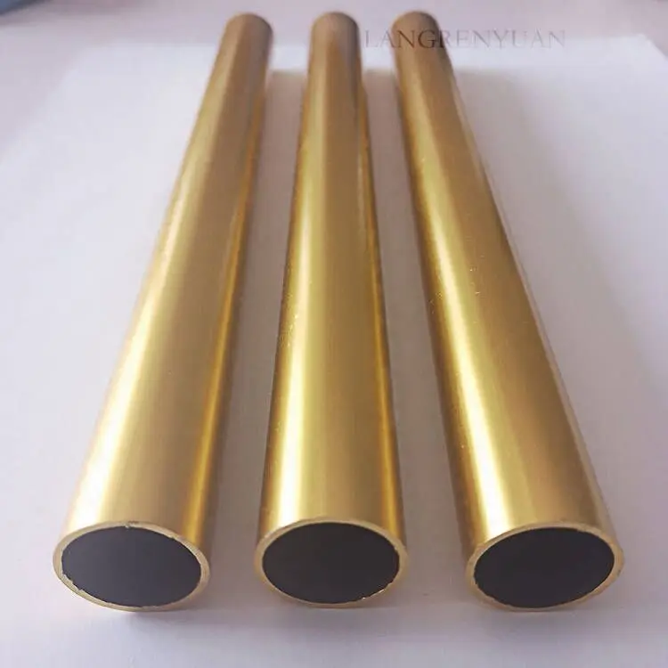 1pcs 100mm long aluminum tube anodized AL 6061 pipe hollow through pass