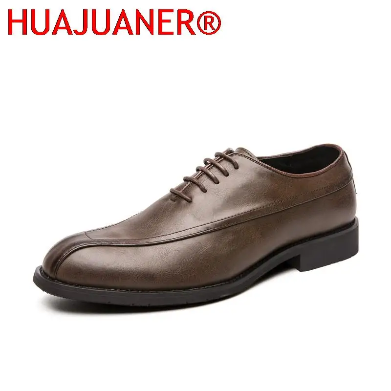 

2023 Oxford Adulto shoes Leather Casual Shoes Men Leisure Walk Business Shoes Classic Bureau Formal Shoes Non-Slip Spring Autumn