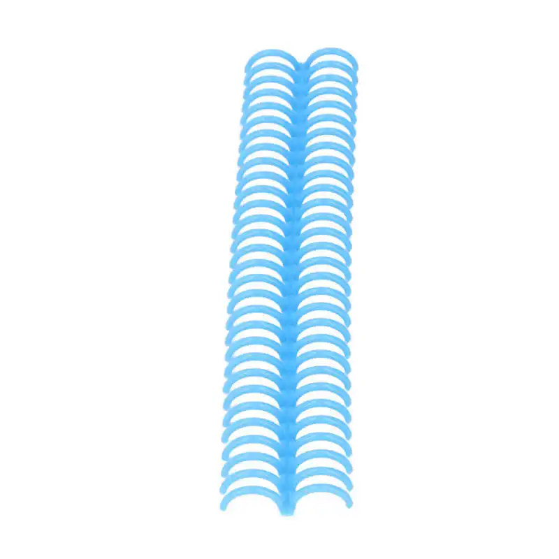 Loose Leaf Binding Spine 10 Pcs 30 Holes 22mm Inner Diameter Wear Resistant Plastic Binding Rings