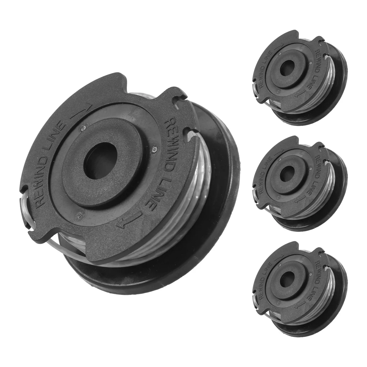 Bosch F016800569 EasyGrassCut 23, 26, 18, 18-230, 18-260, 18-26 교체용 N84R 4팩 스트링 트리머 스풀 라인