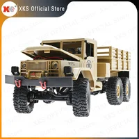Wpl B16 1/16 Rc Car 2.4g Remote Control 6wd Off-road Rock Crawler Led Light Electric Climbing Rtr Kit Rc Truck Toy Gift For Boys 2