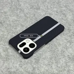 Deluxe Slim Carbon Fiber Texture Shockproof Case Cover - Skin - Friendly Design - OPPO Find X9 (Purple white)