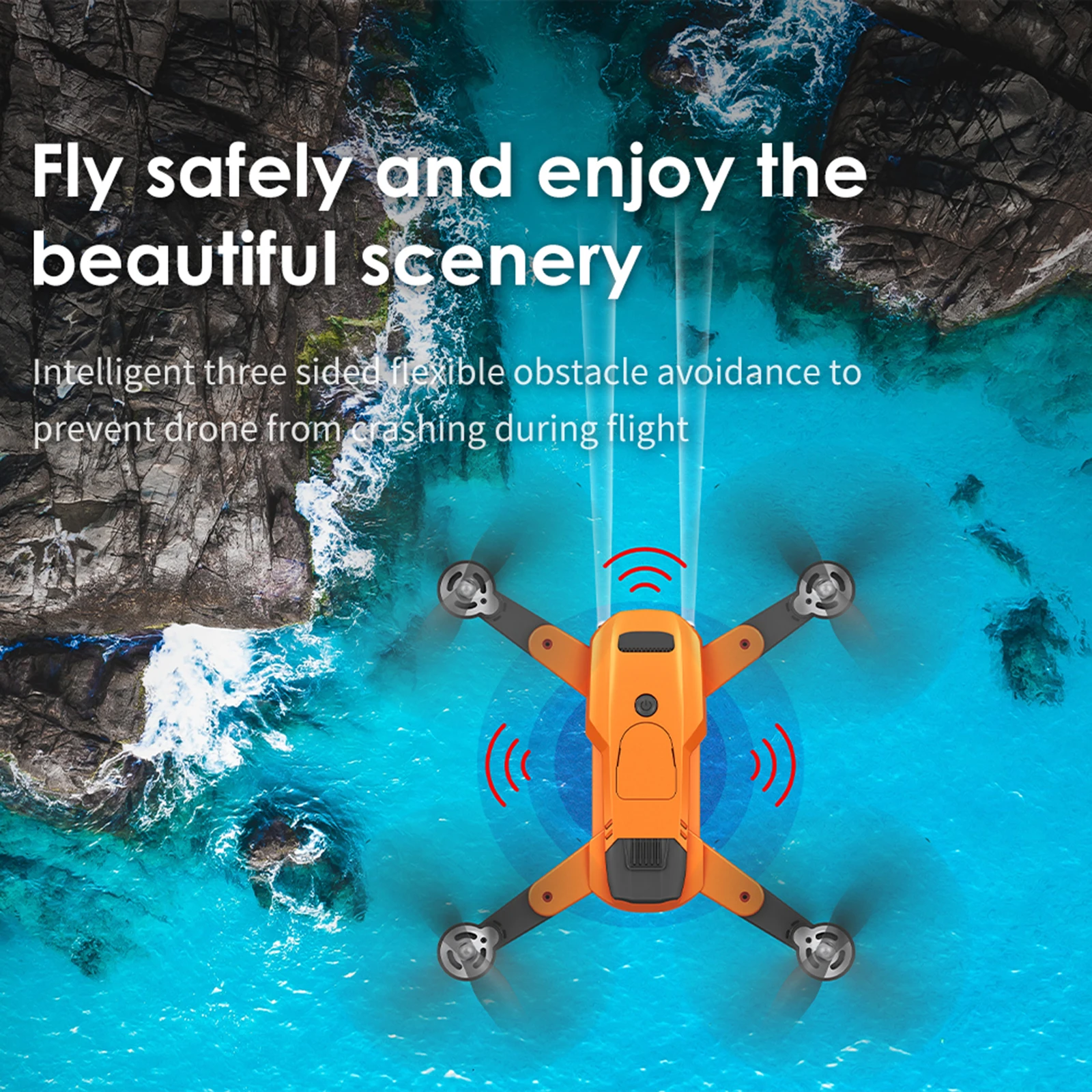 4K HD Camera Drone Obstacle Avoidance One Key Start Foldable RC Quarcopter Drone 4k Professional Gps Professional control helicopter