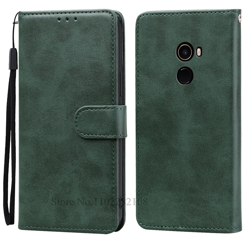 Leather Flip Wallet Phone Case with Book Cover Design
