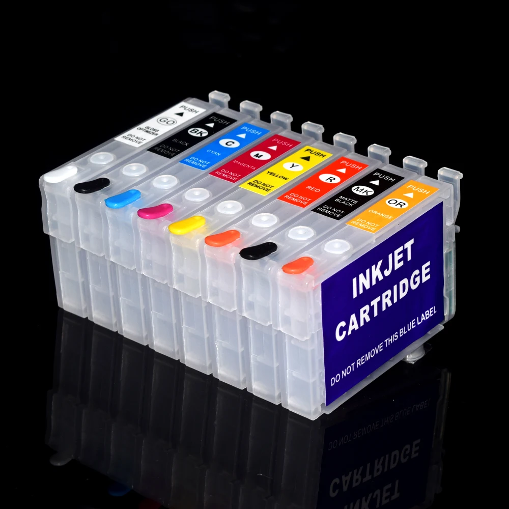 Refillable 8-Color Ink Box with ARC Chip, 15ml Each
