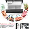 Galanz GLR18FS5S16 French Door Refrigerator with Installed Ice Maker and Bottom Freezer Adjustable Electrical Thermostat Control 3