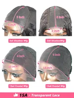 Cheveux bruts vietnamiens 250 densité 100 cheveux humains dentelle frontale perruques droite naturel noir 13x6 Bob perruque dentelle avant perruques de cheveux humains 5