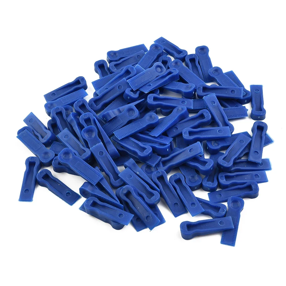 100Pcs Tile Spacers Positioning Clips Wall Flooring Tiling Tool Wall Flooring Tiling Tool Kit Spacers Locator Leveler Level