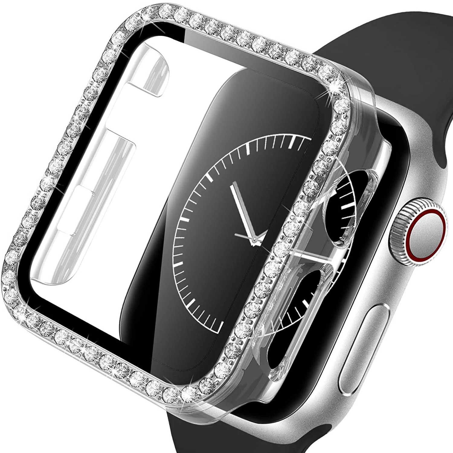 Premium Diamond Bumper Glass + Case Screen Protector