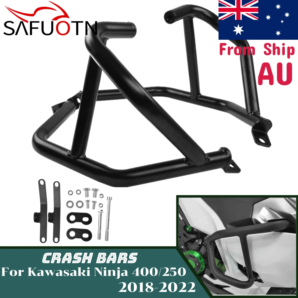 Ninja400 Engine Guard Bumper For Kawasaki Ninja 400 250-Motorcycle Crash Bar Body Frame Protector Accessories,motorcycle accessories