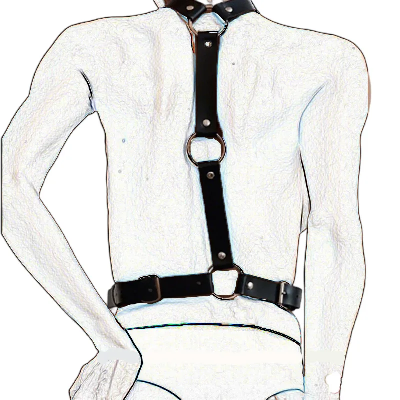 Women Sexy Fake Leather Harness Sexy Lingerie Sexual Outfit Garter Belt Fetish Gothic Erotic Costumes Babydoll Dress Underwear