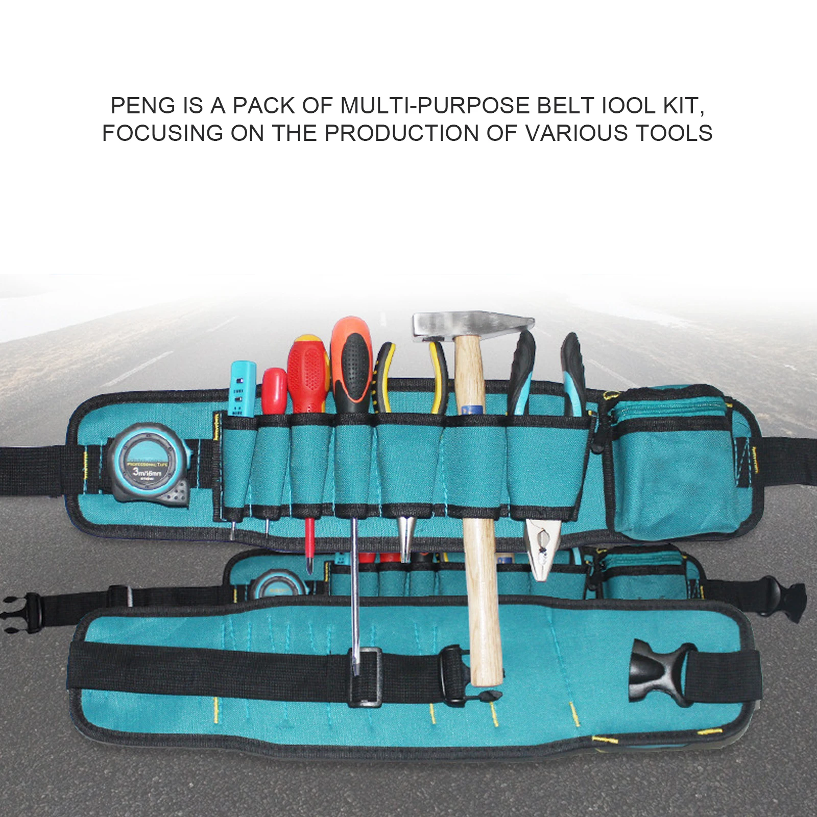 

Multi-function Waist Pack Oxford Cloth Hardware Tool Pocket Repair Tool Storage Bag Wrench Pliers Storage Bag Repair Tools Bags