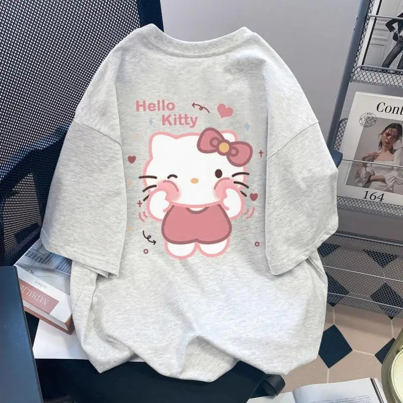 

Женская футболка с коротким рукавом и круглым вырезом, из чистого хлопка