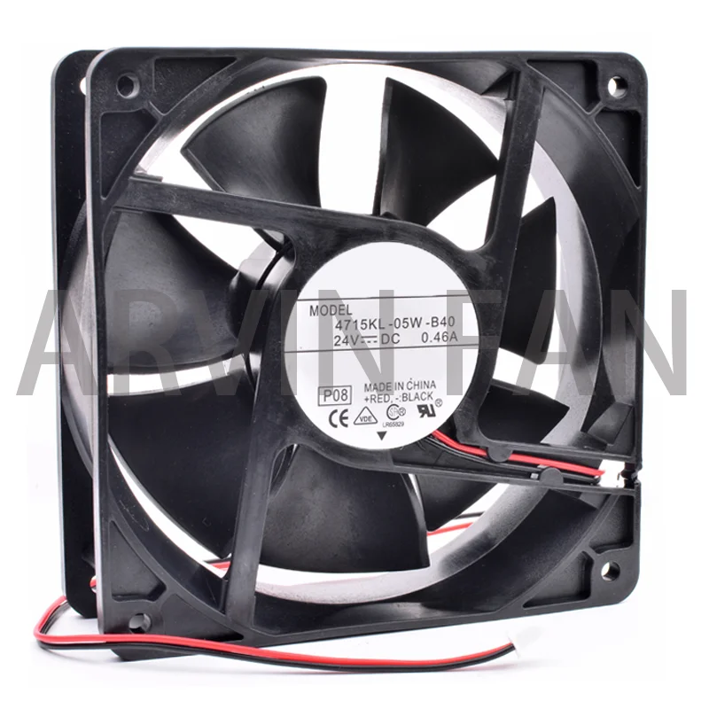 

Brand New Original 4715KL-05W-B40 12038 12cm 120mm 120x120x38mm DC24V 0.46A ABB Inverter Server Cooling Fan