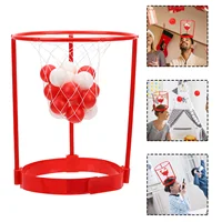 Overhead Basketball Shooting Toy Indoor And Outdoor Headband Hoop Balls Throwing Toy Multi Person Interactive Game Children Gift 2