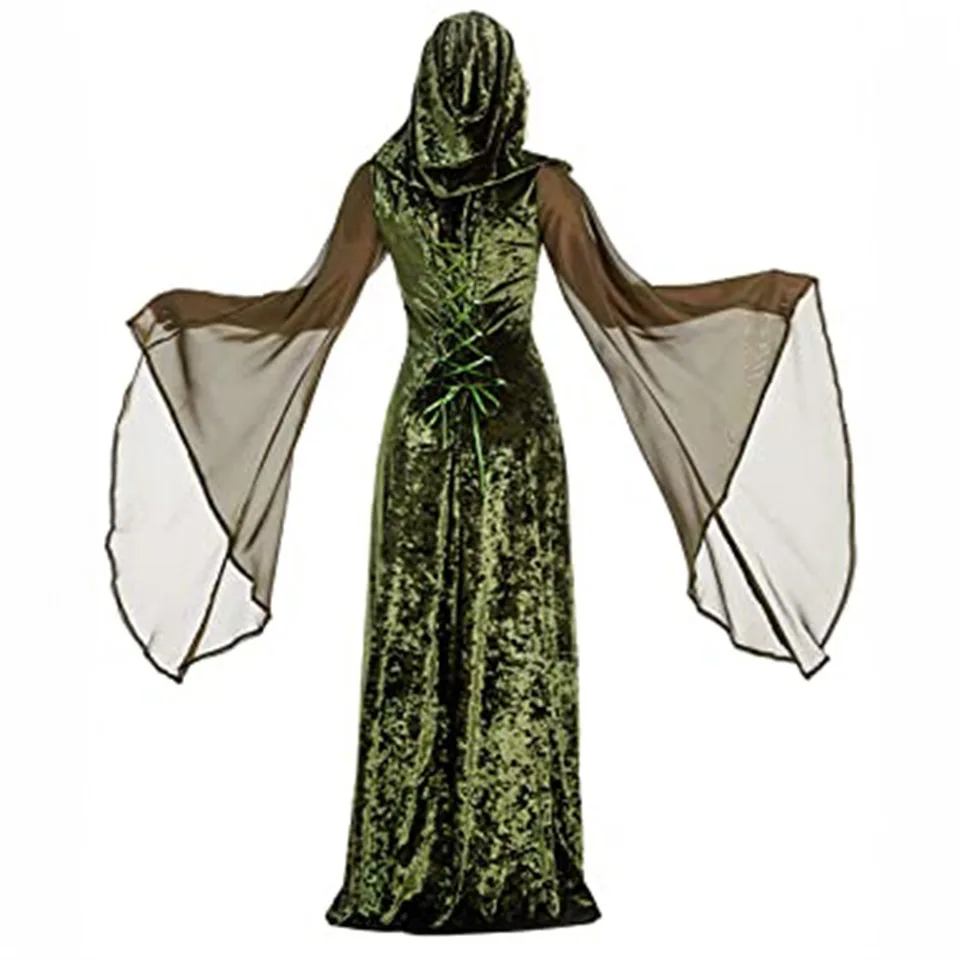 green emerald velvet dress Amazon.com: CosplayDiy Medieval Green Velvet Dress Witch Cosplay Costume  Robes Adult for Women Plus Size : Clothing, Shoes & Jewelry