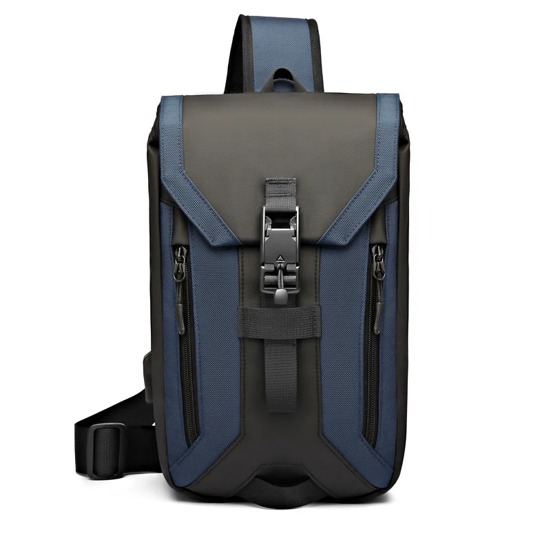 Waterproof Shoulder Bag for Men Multi Layer Messenger Bag