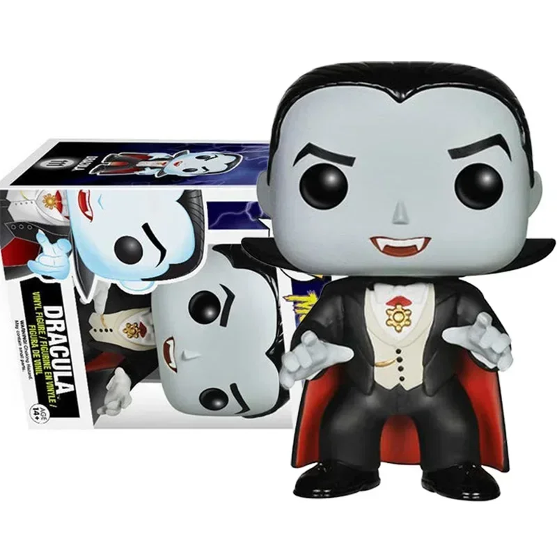 thumbnail image 1 of FUNKO POP Classic Monsters The Wolf Man #114 Dracula #111 Action Figure Model Dolls Toys Gifts for Kids POP Toys, 1 of 5