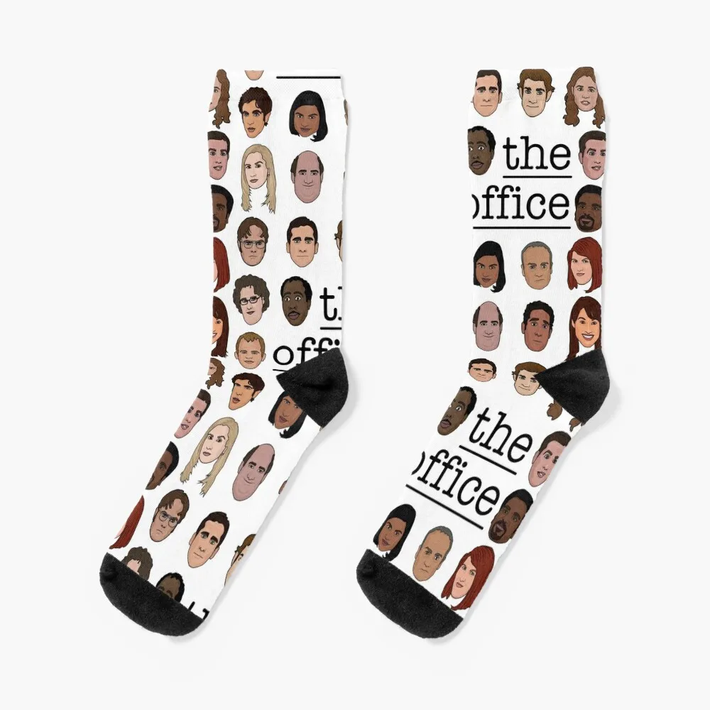 The Office Crew Socks Thermal man winter Run Men's Socks Luxury Women's german shepherd collage socks funny socks women thermal socks for men