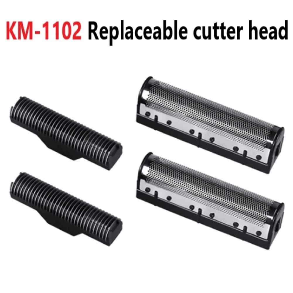 KEMEI KM-1102 4Pcs Hair Clipper Trimmer Shaver Replacable Knife Heads Knife Head Covers electric hair trimmer electric shaver head barber hair clipper blade electric shaver blades