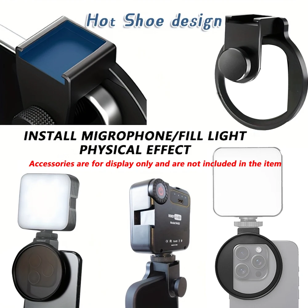 Premium Metal Filter Adapter Phone Lens with Enhanced ND CPL for Smartphone Photography