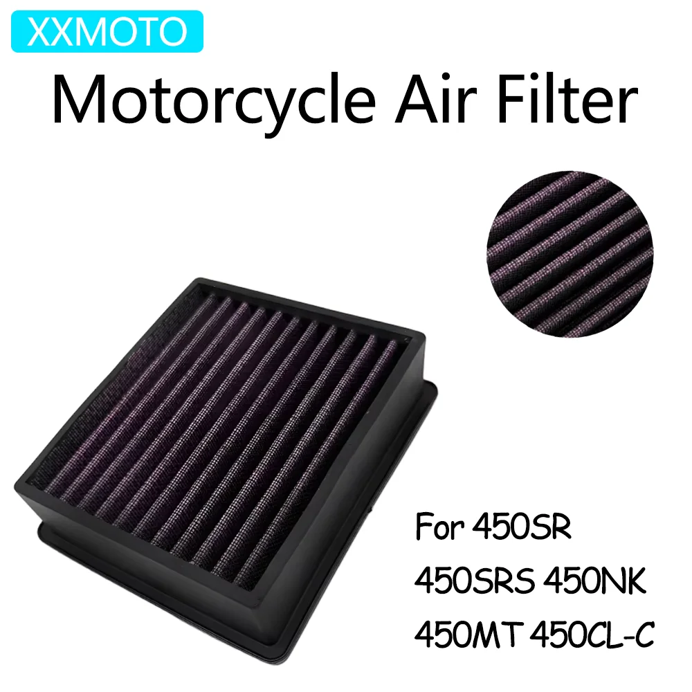 Filtre à Air Haute Perméabilité Pour CFMoto 450SR, 450NK, 450MT, 450CL-C, Etc. - Structure Métallique, Lavable, Remplace P-CF45S23-01 - 6