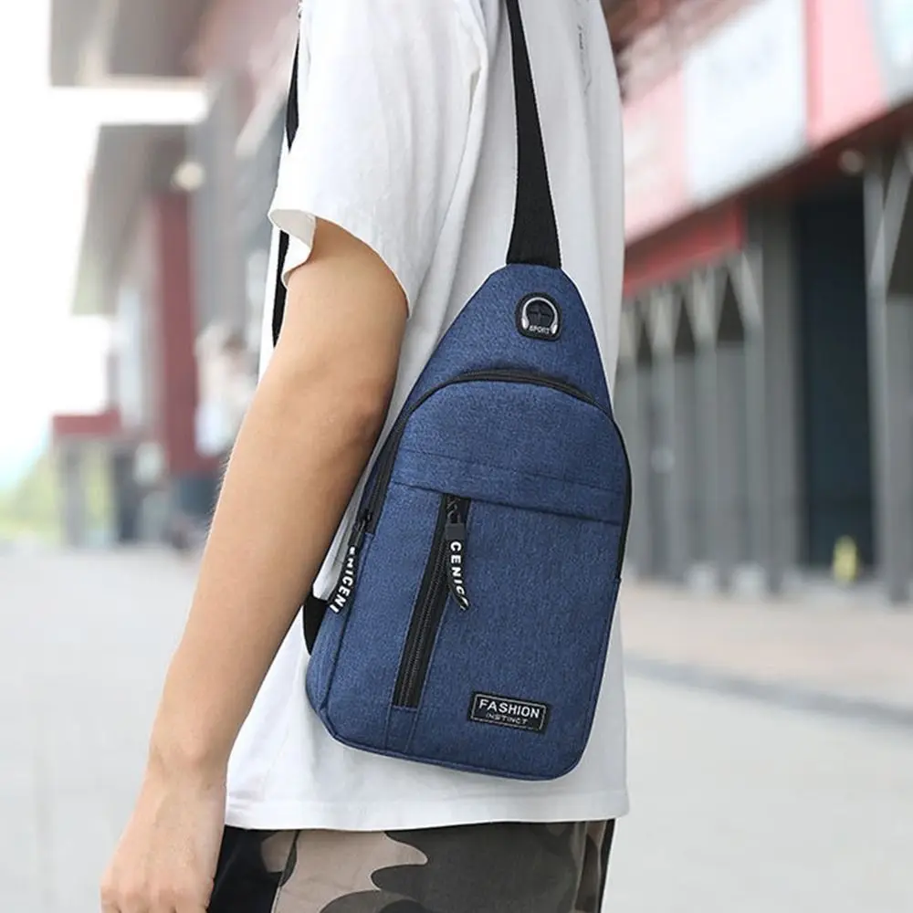 

Student Pack Outdoor Travel Sport Cross Body Bags Shoulder Bag Sling Backpack Mens Chest Bag