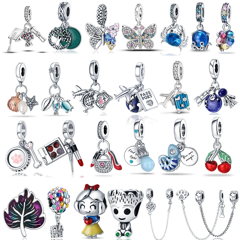 

Новинка, бижутерия для кошек, подарок для собаки Rubinetti, Подходит для Pandora, Оригинальные 925 Подвески «сделай сам», бусины, женский кулон, браслет, Женские Ювелирные изделия