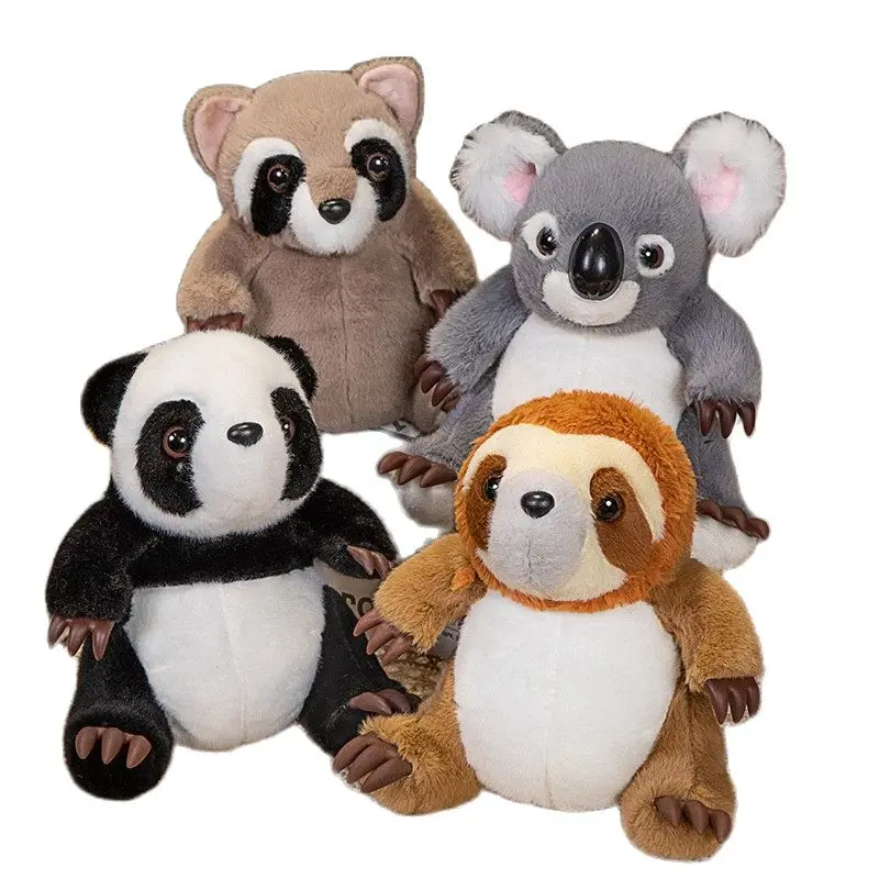 

Симпатичная мягкая плюшевая панда, енот, Ленивец, игрушка, мягкая милая Коала, Успокаивающая подушка для мальчиков и девочек, подарок на день рождения для девочек, 23/28 см