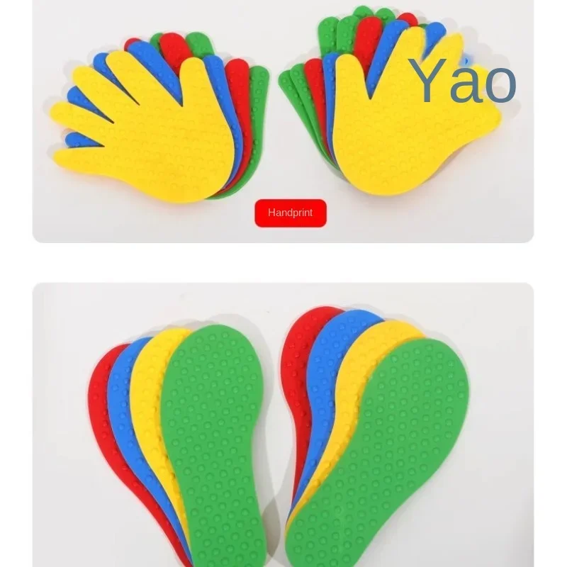 Hand Feet Toys Good Flexibility Anti-slip Entertainment Sensory Integration Training Hand Footprints Party Game Floor Games Toys 3