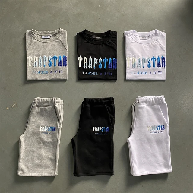 Chándal de Trapstar London para hombre y mujer, ropa deportiva con capucha  y pantalones, conjunto de chándal - AliExpress