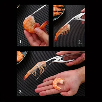 Stainless Steel Shrimp Deveiner Tool 5