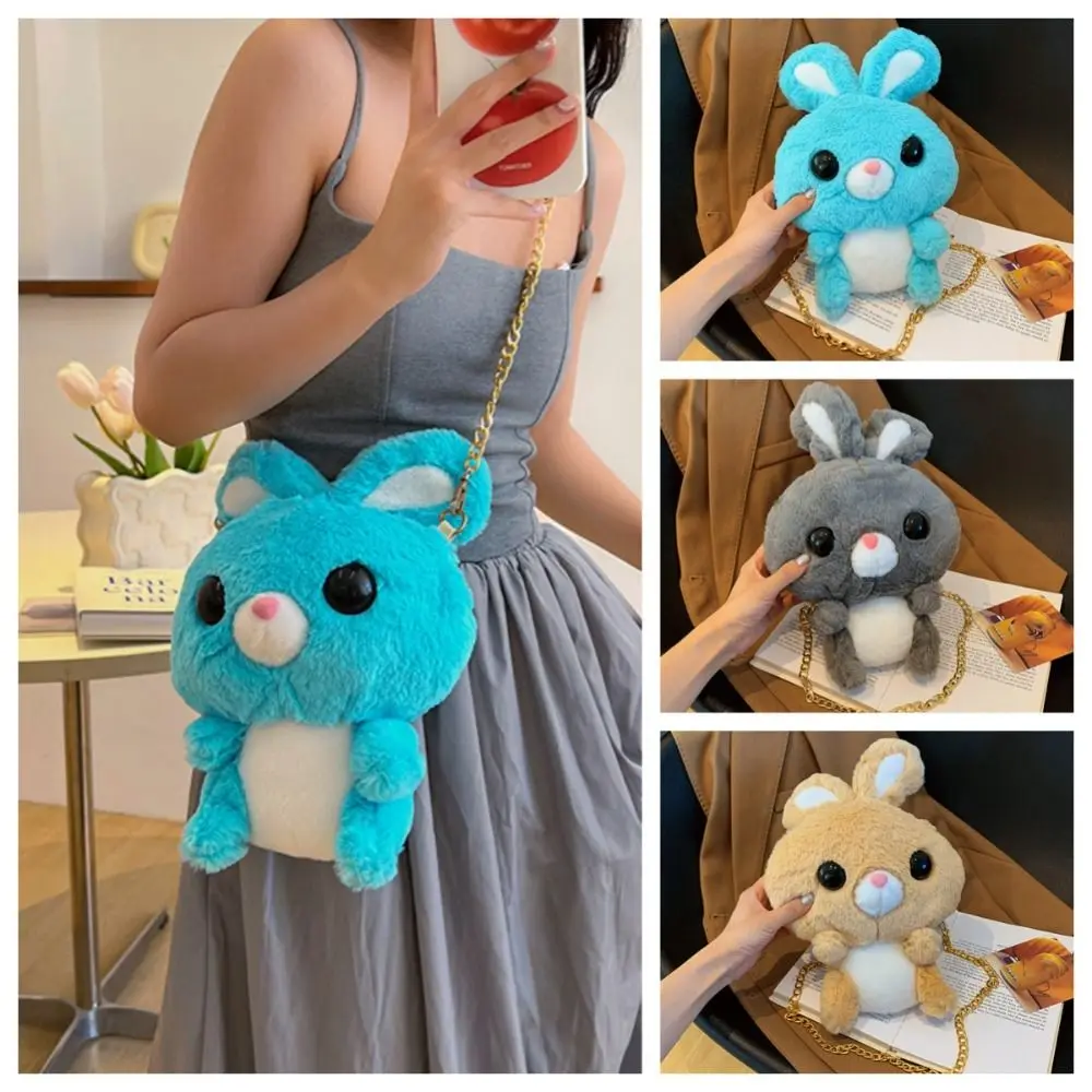 

Animals Rabbit Plush Bag Cute Plush Doll Toy Plush Crossbody Bag Single shoulder Stuffed Plush Handbag Travel