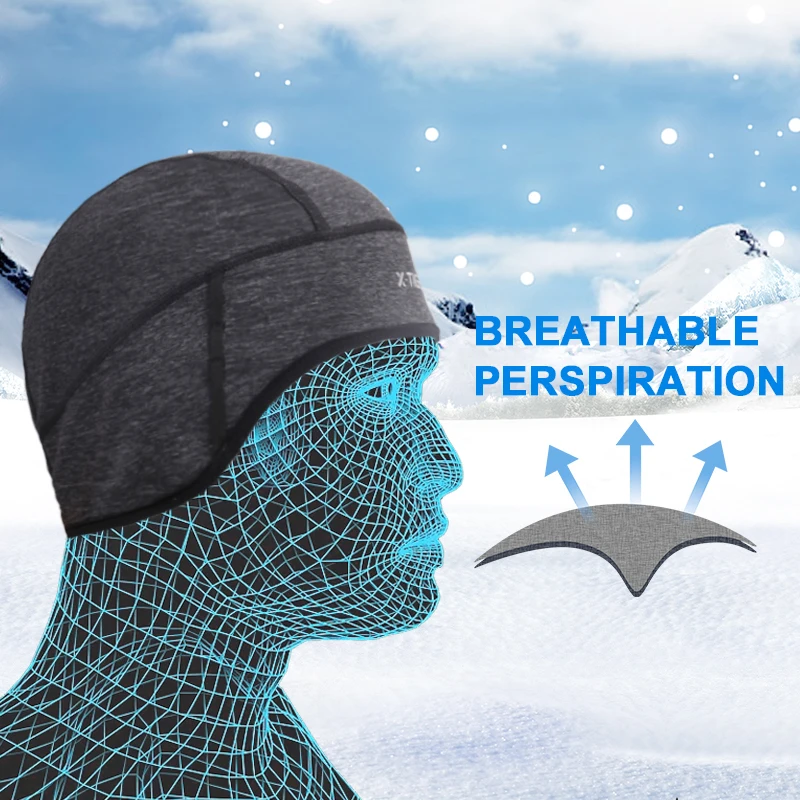 X-TIGER Windproof Cycling Cap Winter Thermal Skiing Motorcycle Hat Men Women MTB Cycling Headwear Running Skiing Accessories 3
